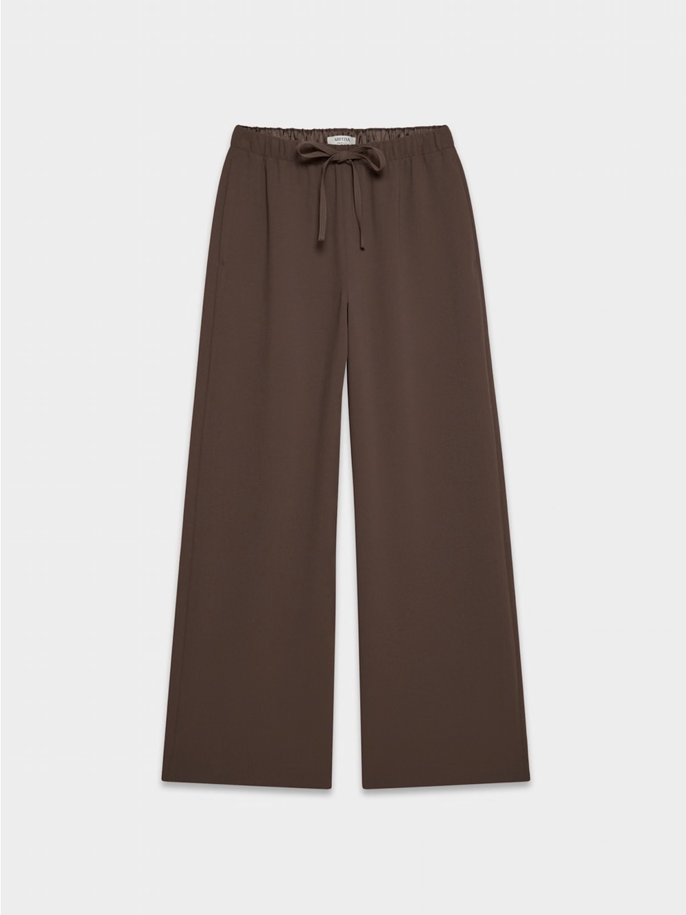 Aritzia Size XL The Lodge Pant Crepette - Rich Mocha Brown